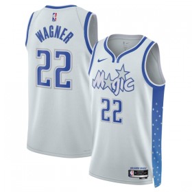 Canotte Uomo Orlando Magic Franz Wagner Nike 2025-26 City Edition Bianco Swingman